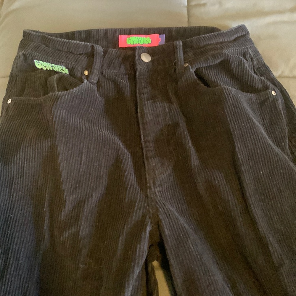 Black empire pants